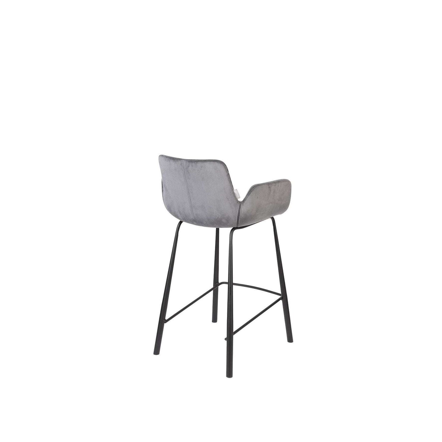 Zuiver barstoel brit donker grijs 54 x 57 x 91,5 cm