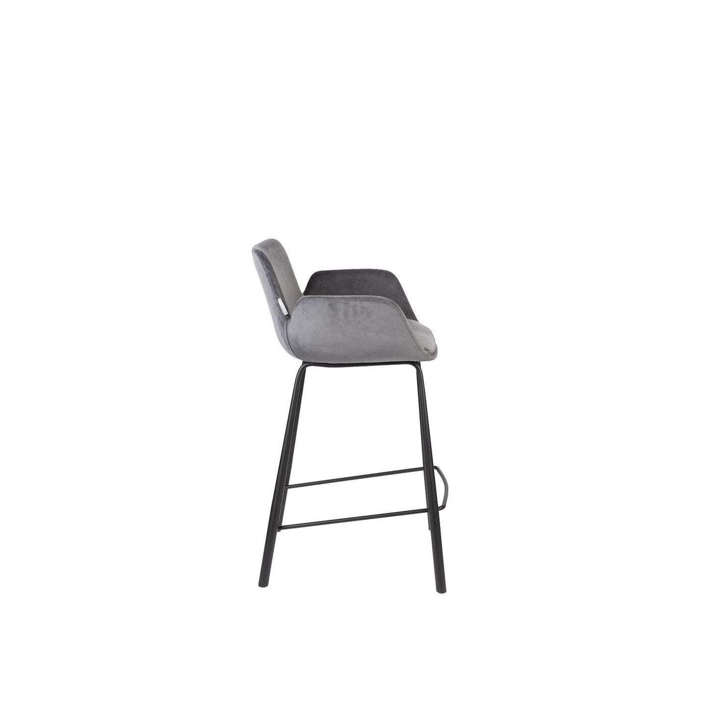 Zuiver barstoel brit donker grijs 54 x 57 x 91,5 cm