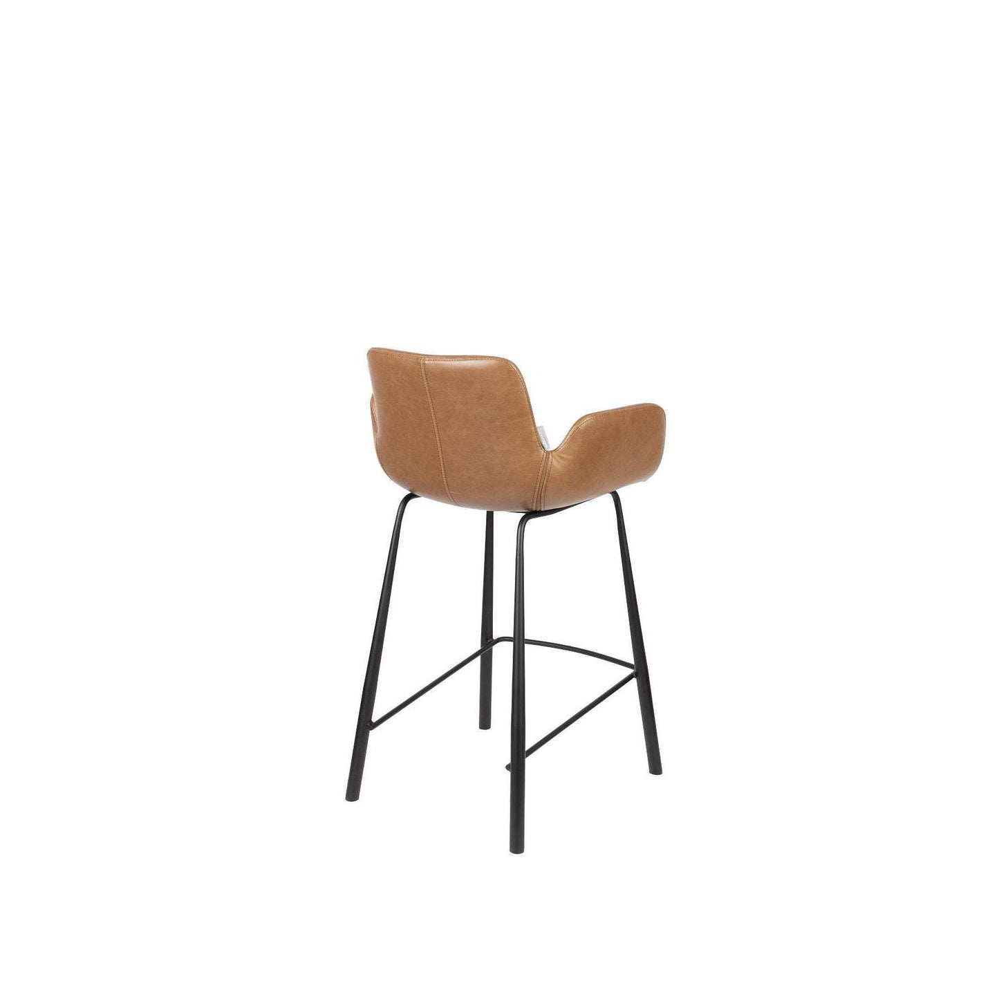 Zuiver barstoel brit ll bruin 54 x 57 x 91,5 cm