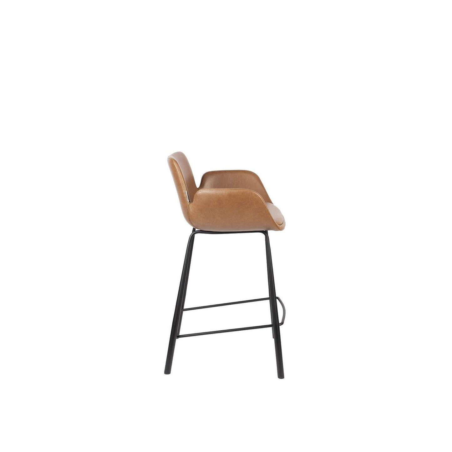 Zuiver barstoel brit ll bruin 54 x 57 x 91,5 cm
