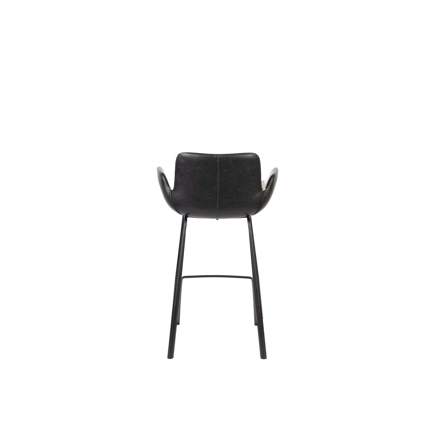 Zuiver barstoel brit ll zwart Height footrest: 23,00cm54,00 x 57 x 91,5 cm