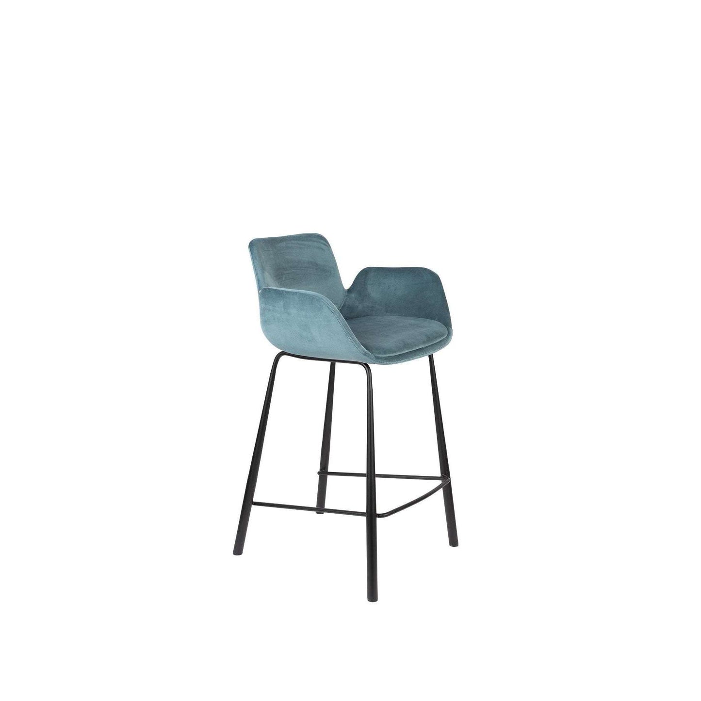 Zuiver barstoel brit petrol 54 x 57 x 91,5 cm