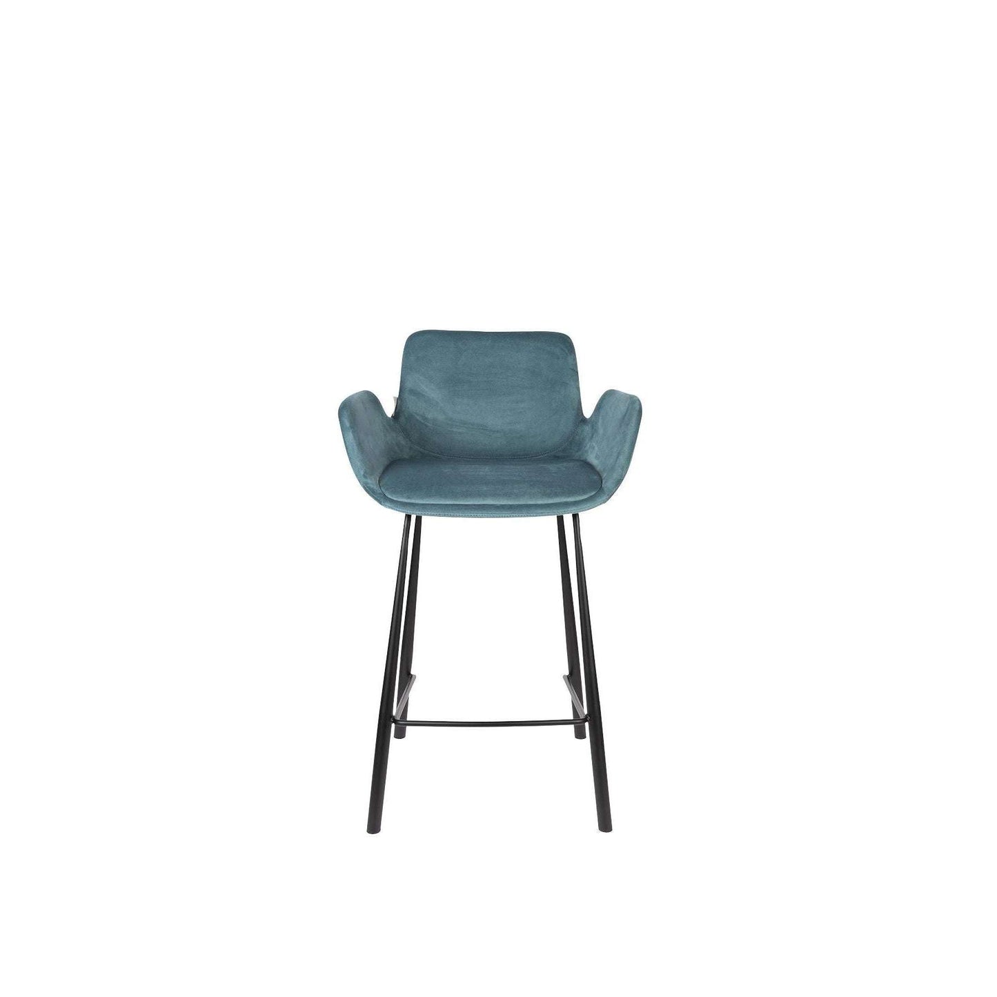 Zuiver barstoel brit petrol 54 x 57 x 91,5 cm
