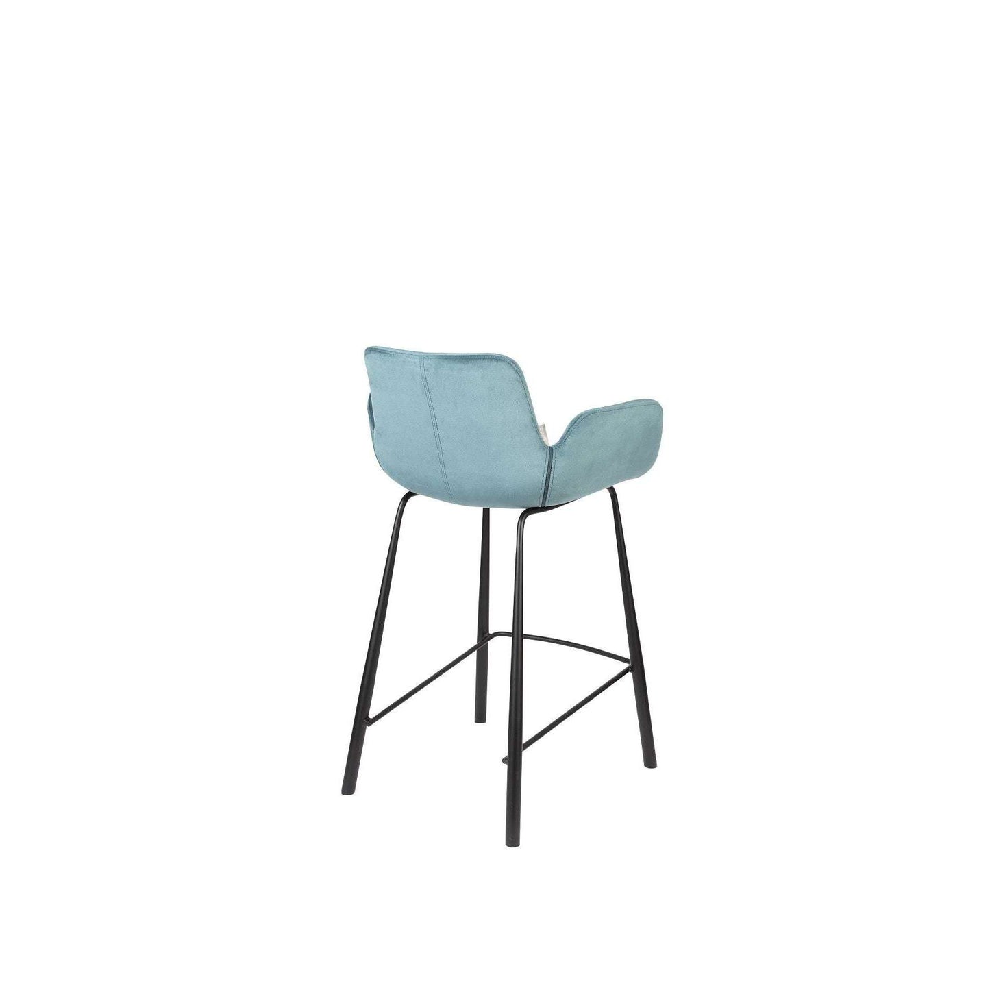 Zuiver barstoel brit petrol 54 x 57 x 91,5 cm