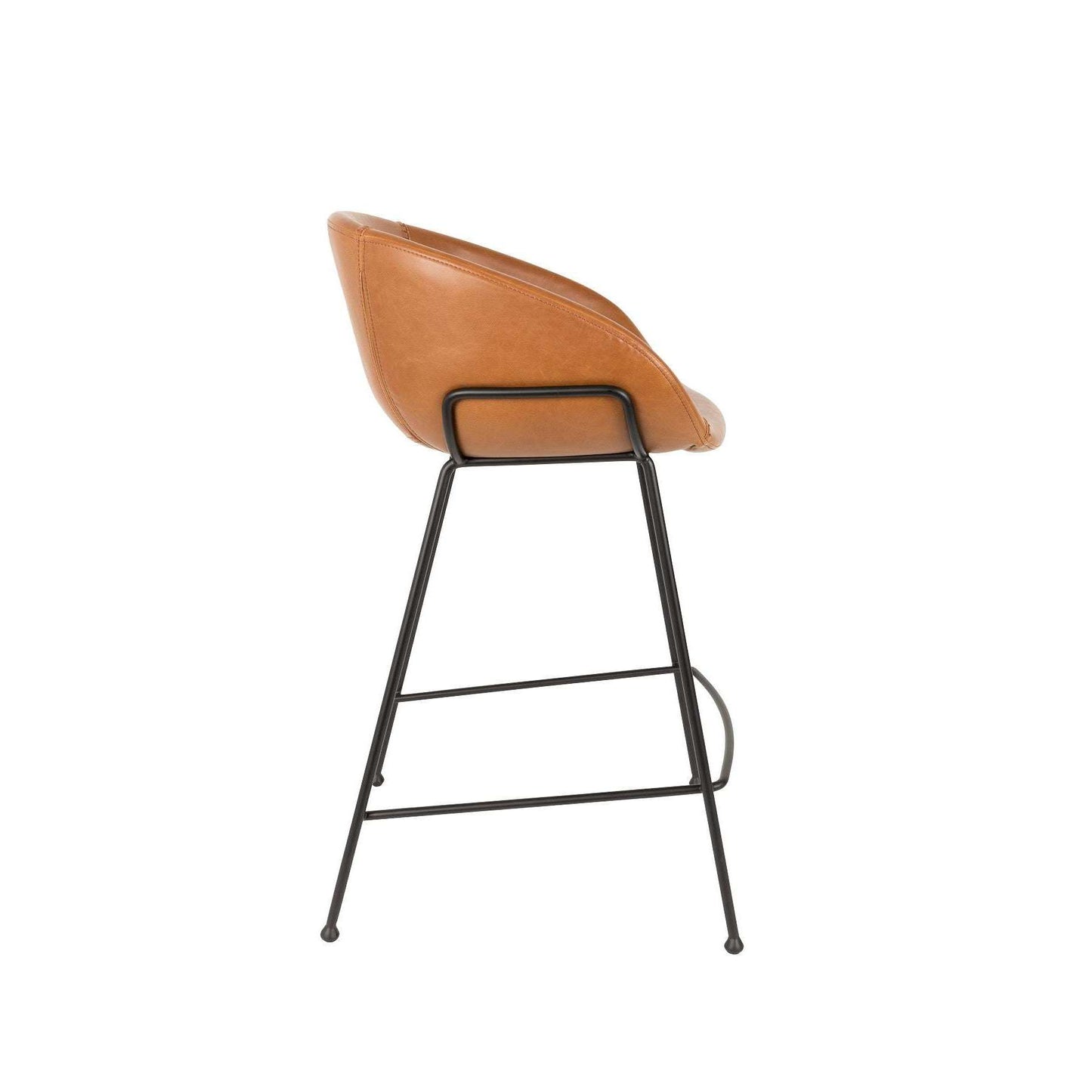 Zuiver barstoel feston bruin 53 x 54,5 x 88,5 cm