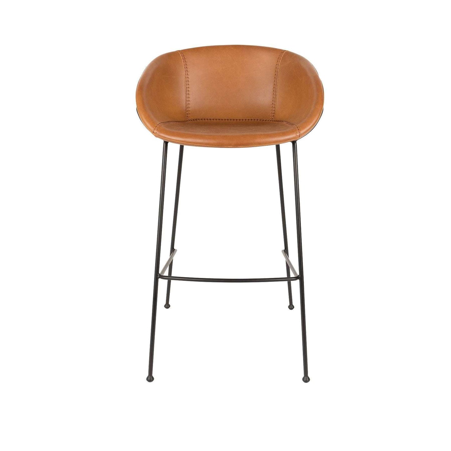 Zuiver barstoel feston bruin 53 x 54,5 x 98,5 cm