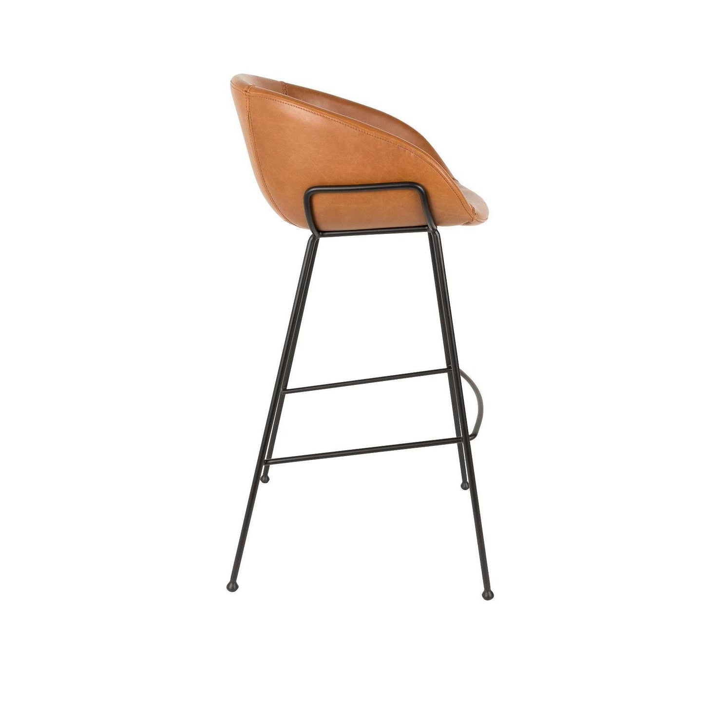 Zuiver barstoel feston bruin 53 x 54,5 x 98,5 cm