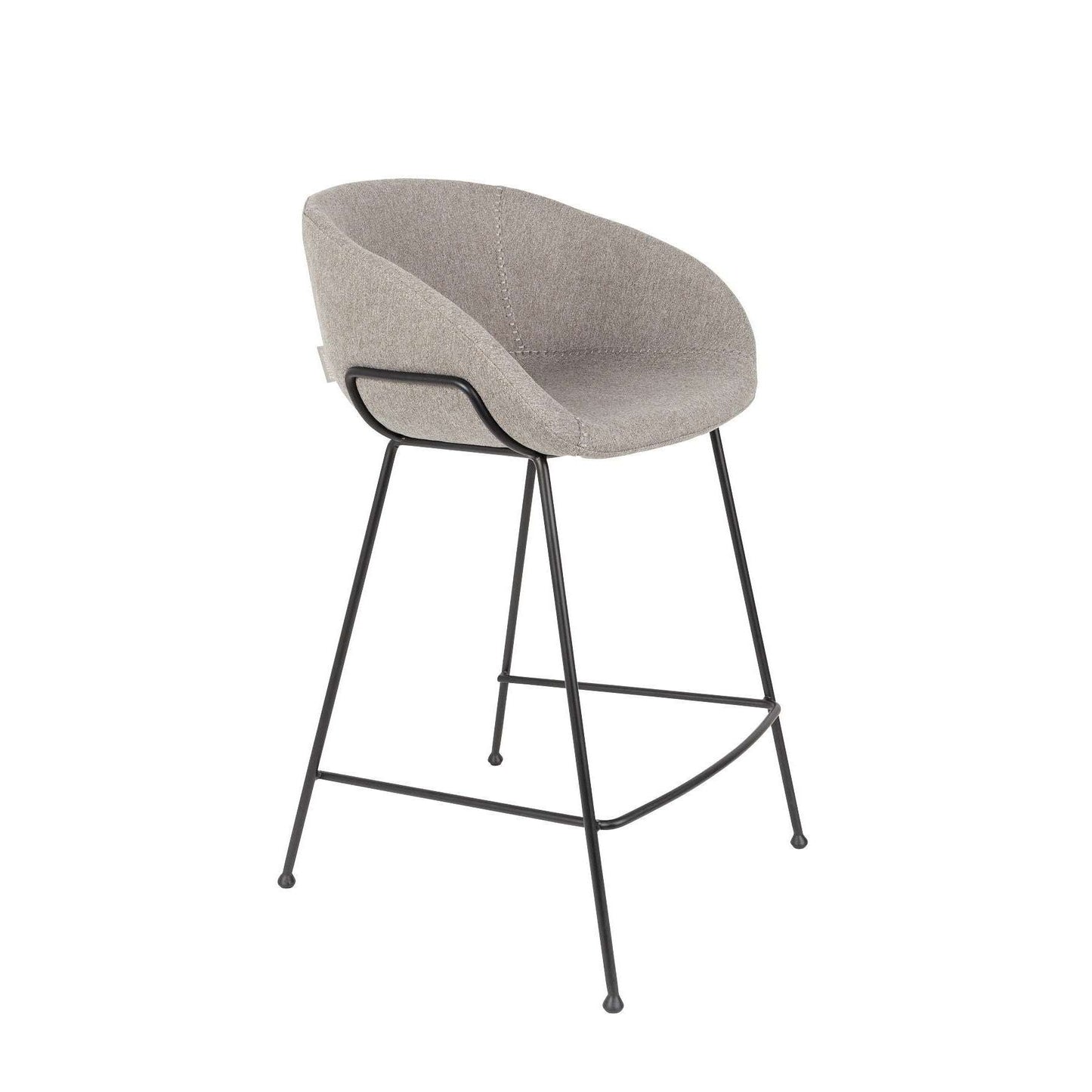 Zuiver barstoel feston fab grijs 53 x 54,5 x 88,5 cm