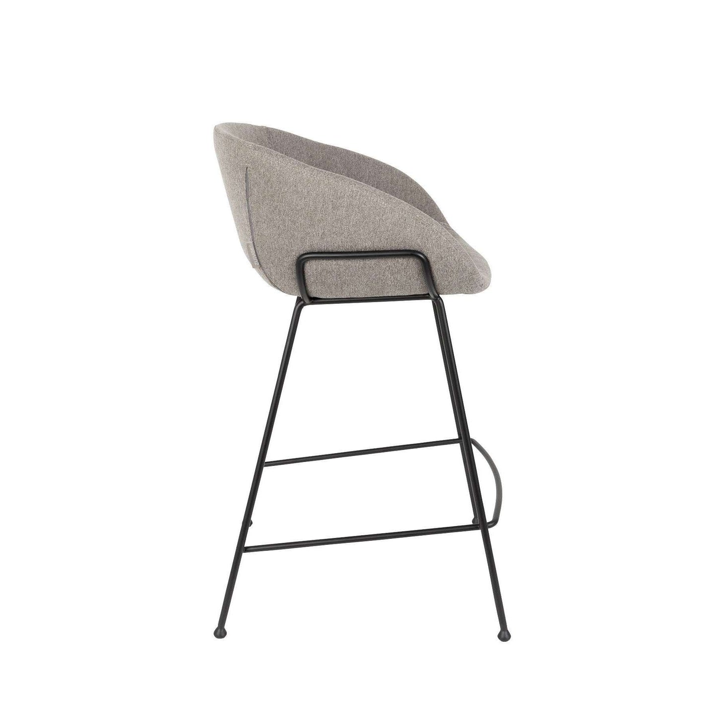 Zuiver barstoel feston fab grijs 53 x 54,5 x 88,5 cm