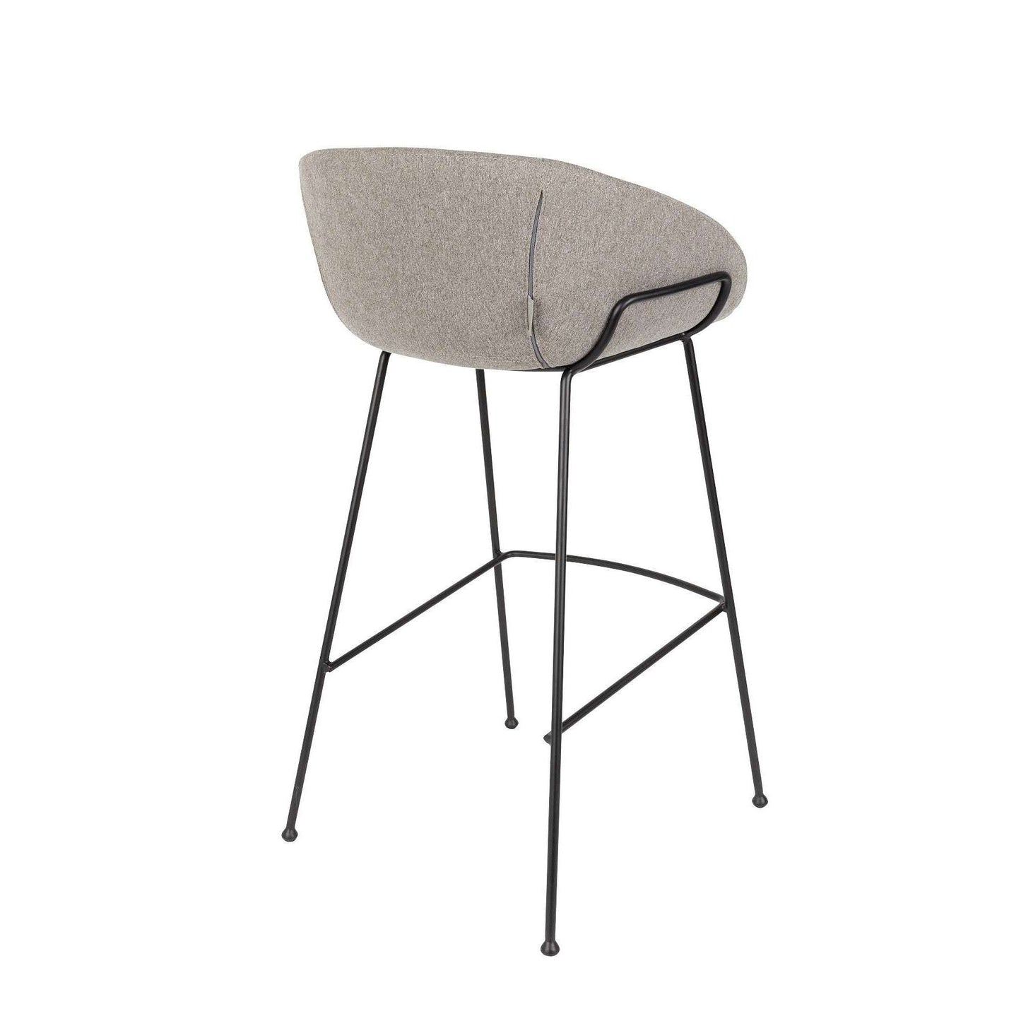 Zuiver barstoel feston fab grijs 53 x 54,5 x 98,5 cm