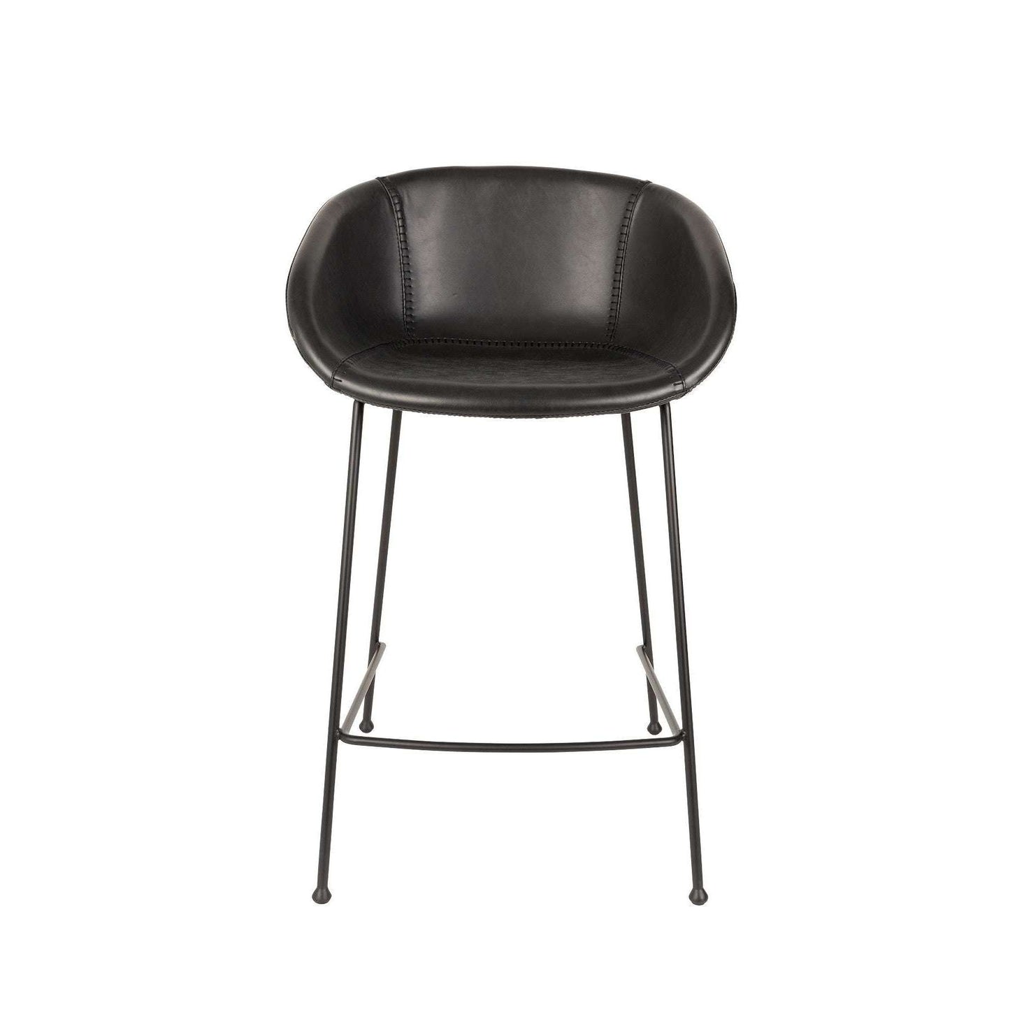 Zuiver barstoel feston zwart 53 x 54,5 x 88,5 cm