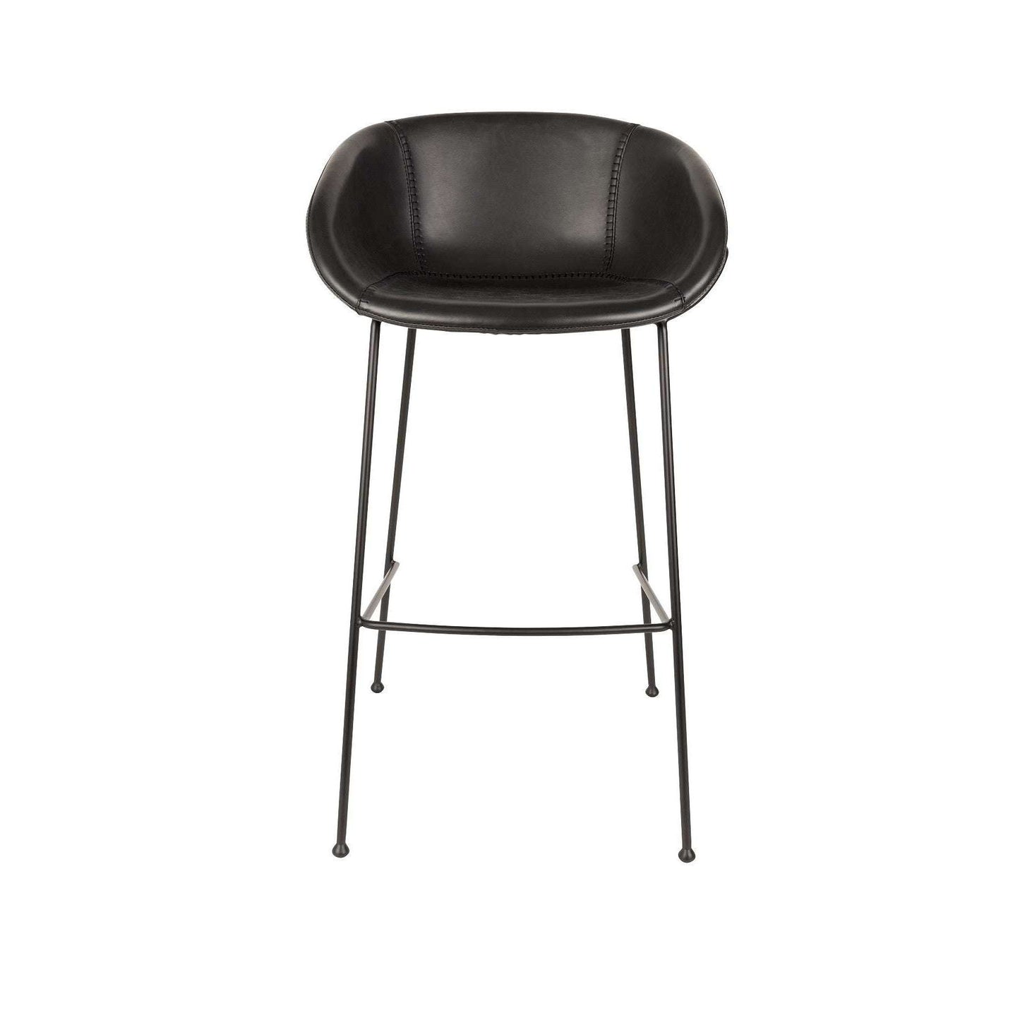 Zuiver barstoel feston zwart 53 x 54,5 x 98,5 cm