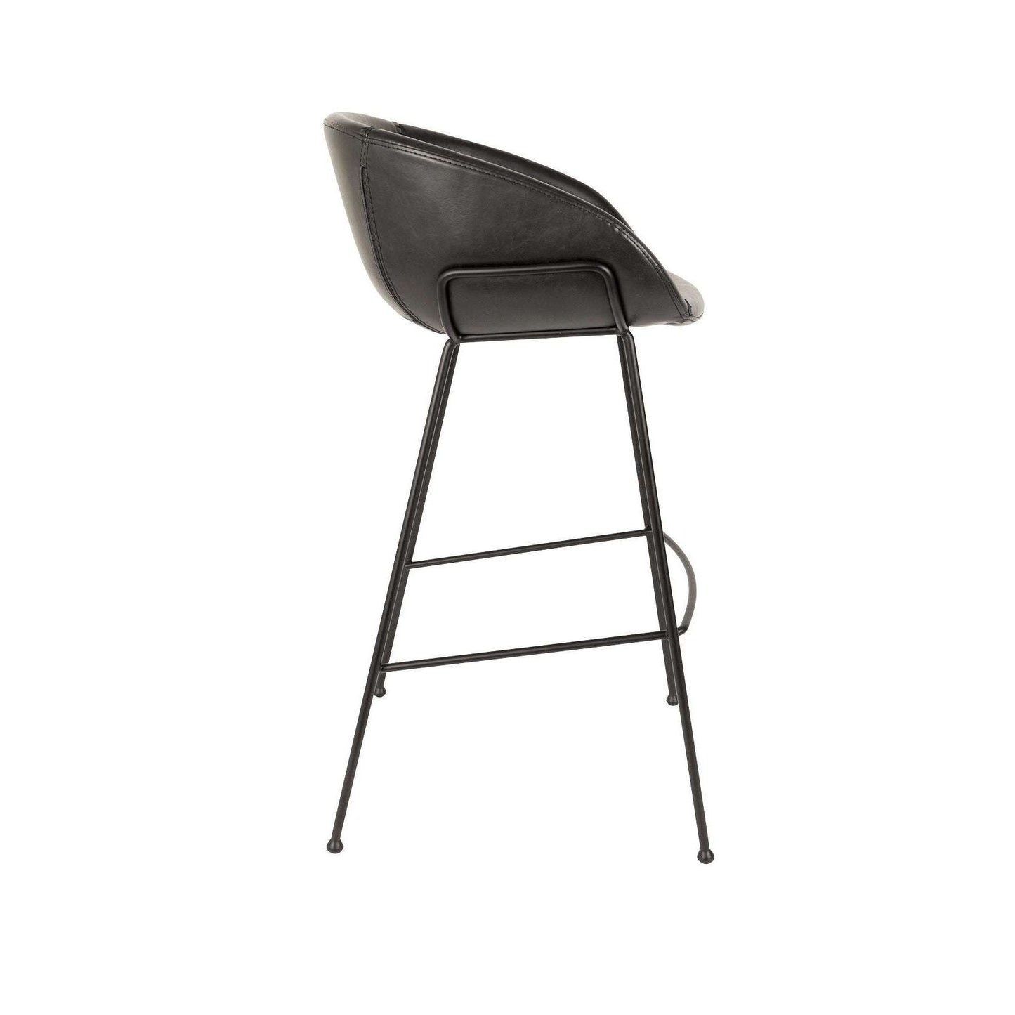 Zuiver barstoel feston zwart 53 x 54,5 x 98,5 cm