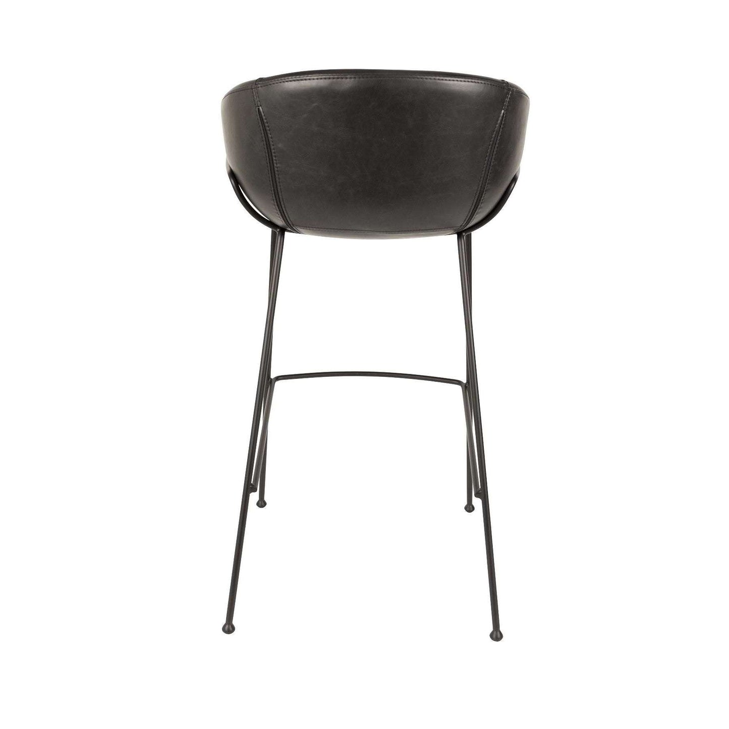 Zuiver barstoel feston zwart 53 x 54,5 x 98,5 cm