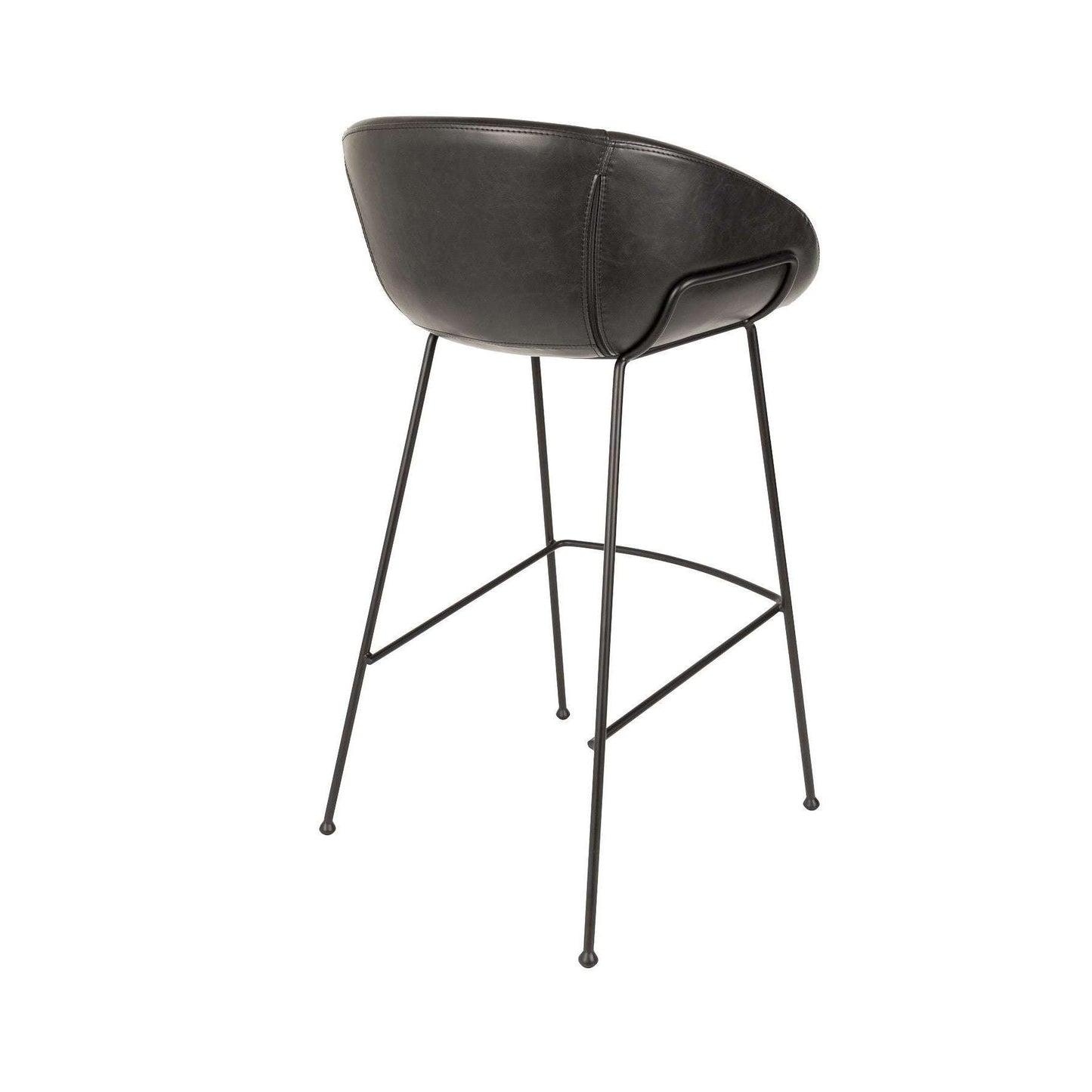 Zuiver barstoel feston zwart 53 x 54,5 x 98,5 cm
