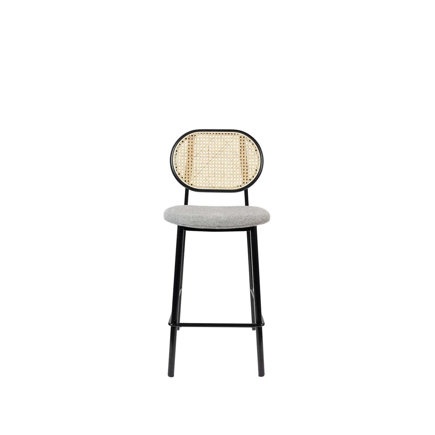 Zuiver barstoel spike natural/grijs 53 x 42,5 x 94 cm
