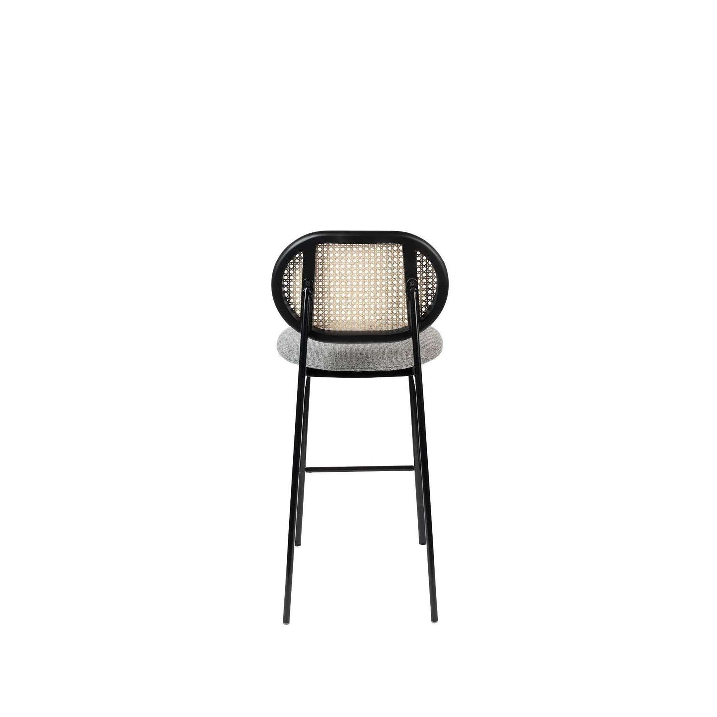 Zuiver barstoel spike natural/grijs 53 x 42,5 x 94 cm