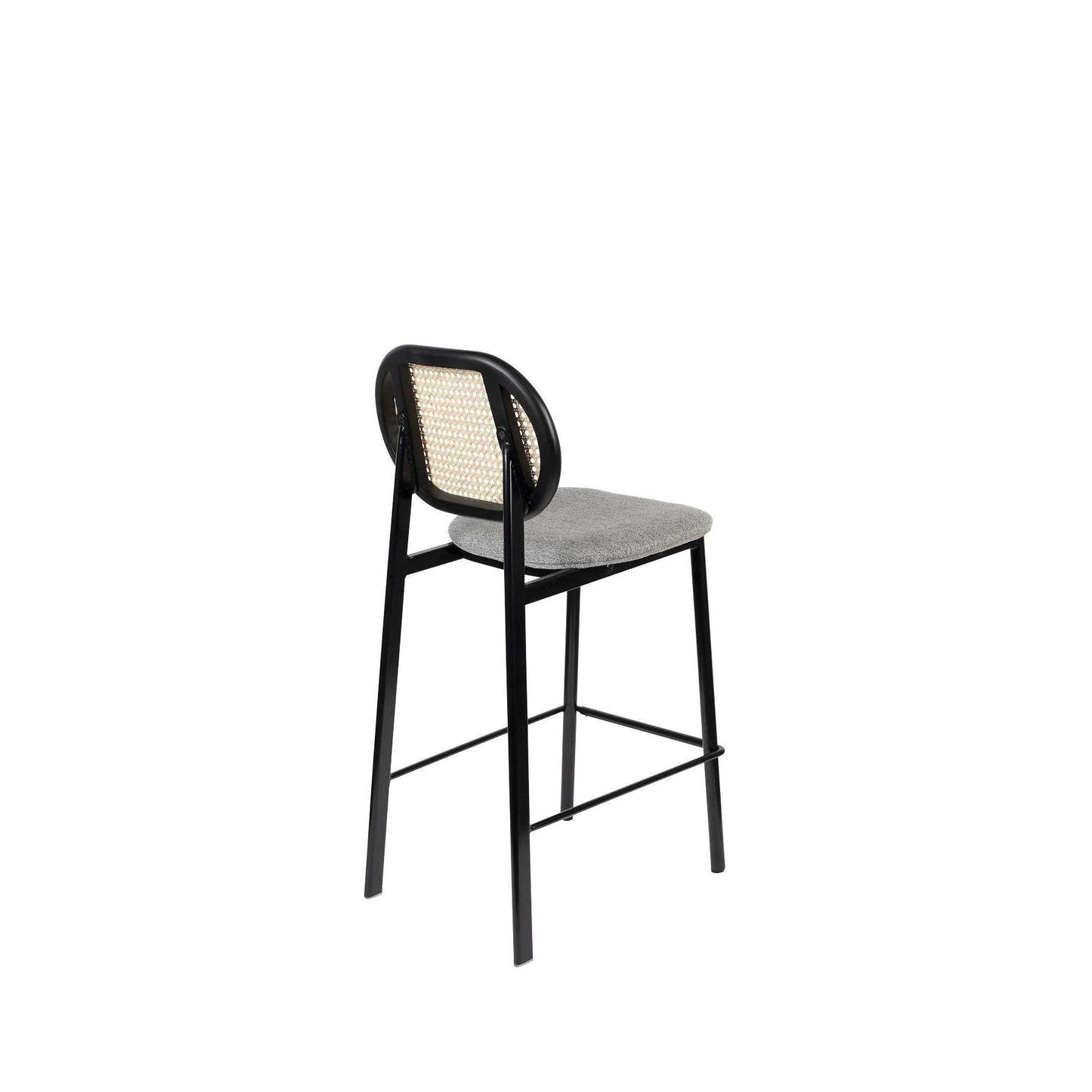 Zuiver barstoel spike natural/grijs 53 x 42,5 x 94 cm