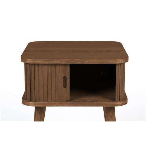 Zuiver bijzettafel barbier walnoot 45 x 45 x 59 cm