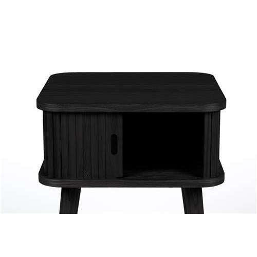 Zuiver bijzettafel barbier zwart 45 x 45 x 59 cm