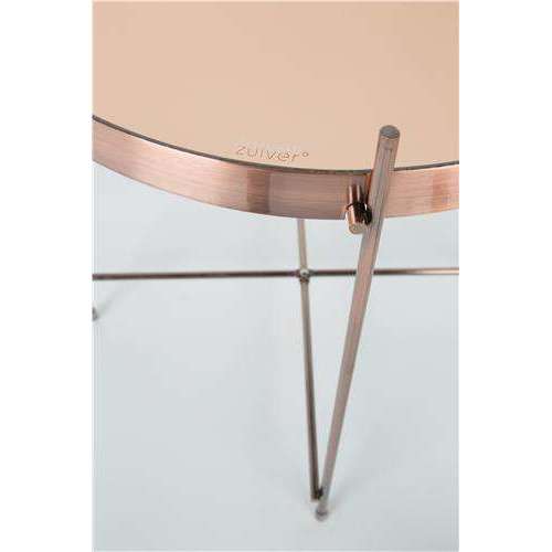 Zuiver bijzettafel cupid koper Ø43 x 45 cm