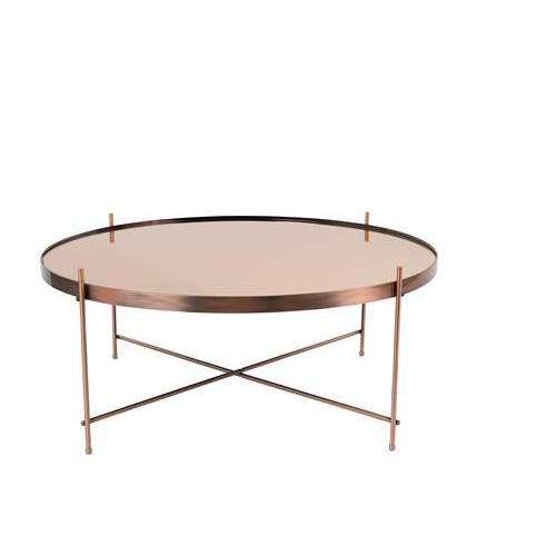 Zuiver bijzettafel cupid xxl koper Ø82,5 x 35 cm