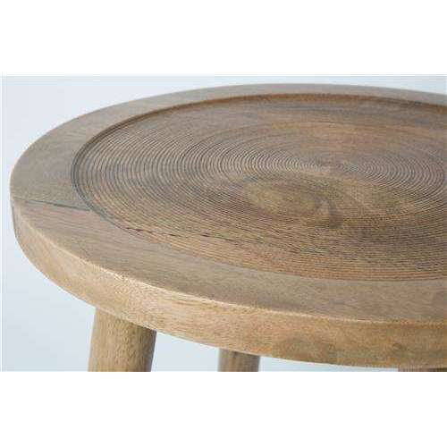 Zuiver bijzettafel dendron l Ø60 x 40 cm