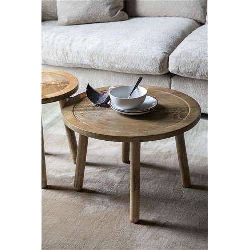 Zuiver bijzettafel dendron l Ø60 x 40 cm