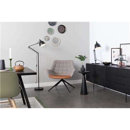 Zuiver bijzettafel floss zwart Ø28 x 56 cm