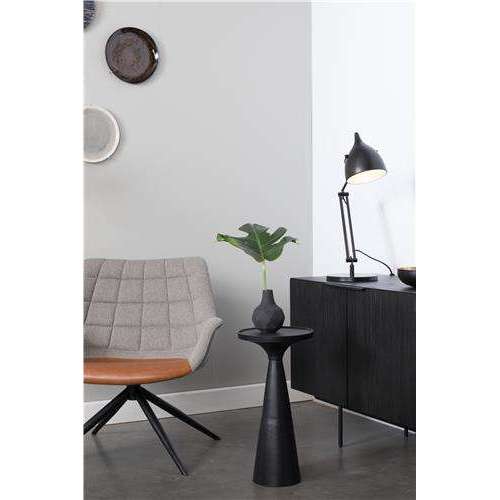 Zuiver bijzettafel floss zwart Ø28 x 56 cm
