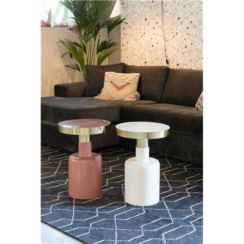 Zuiver bijzettafel glam roze Ø36 x 51 cm
