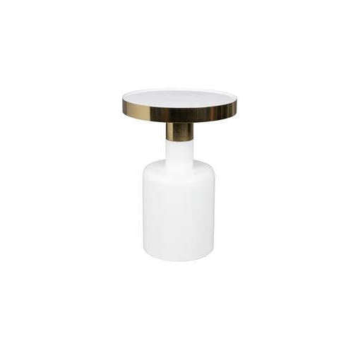 Zuiver bijzettafel glam wit Ø36 x 51 cm