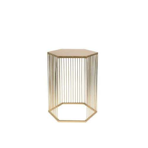 Zuiver bijzettafel queenbee goud 40,5 x 35,5 x 50,5 cm
