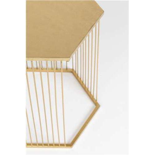 Zuiver bijzettafel queenbee goud 40,5 x 35,5 x 50,5 cm