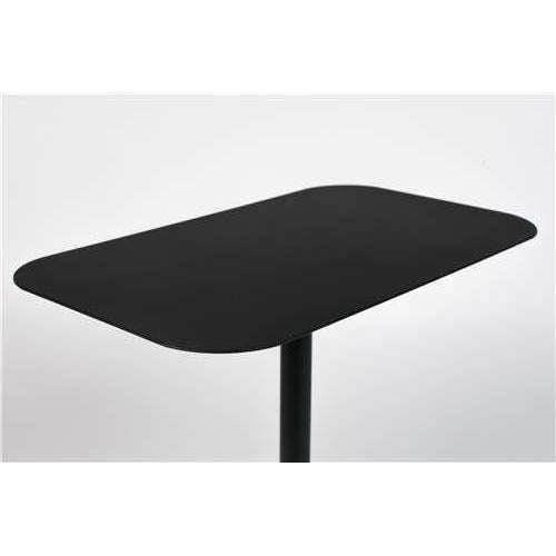Zuiver bijzettafel snow zwart rectangle 30 x 50 x 42,5 cm