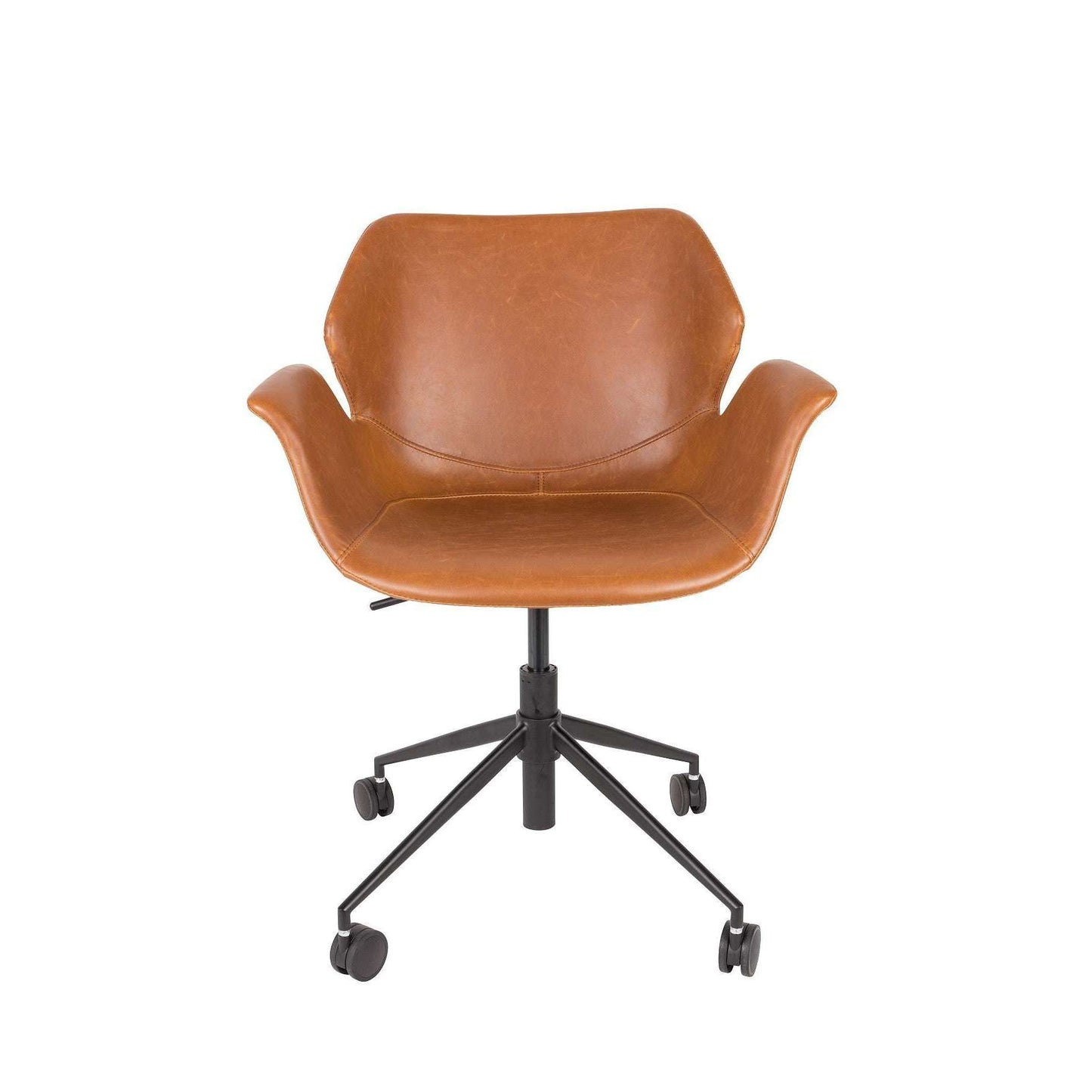 Zuiver bureaustoel nikkill bruin 77 x 77 x 77,50 / 90 cm