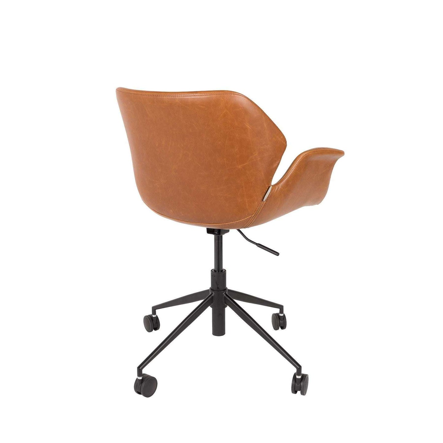 Zuiver bureaustoel nikkill bruin 77 x 77 x 77,50 / 90 cm