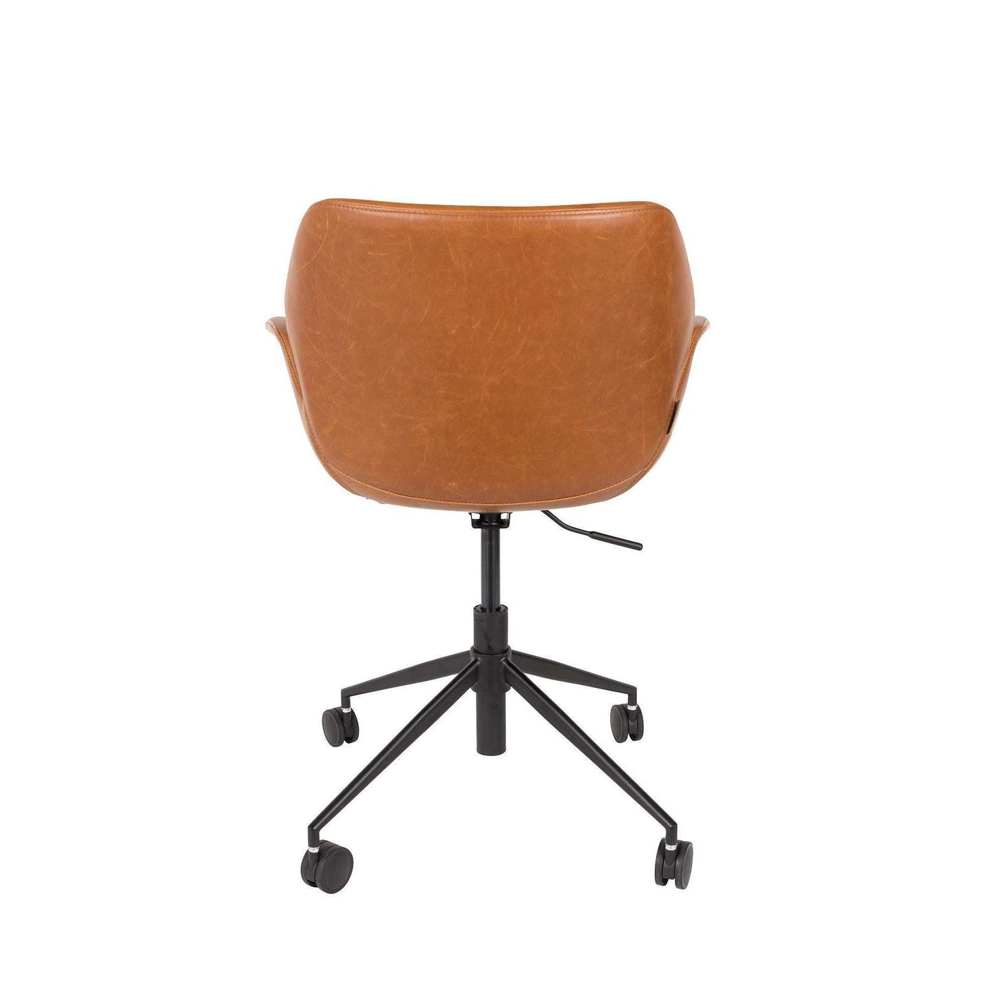 Zuiver bureaustoel nikkill bruin 77 x 77 x 77,50 / 90 cm