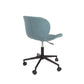 Zuiver bureaustoel omg zwart/blauw Ø65 x 76 / 88 cm