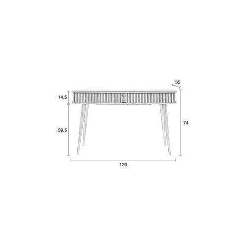 Zuiver dressoir barbier walnoot 120 x 35 x 74 cm