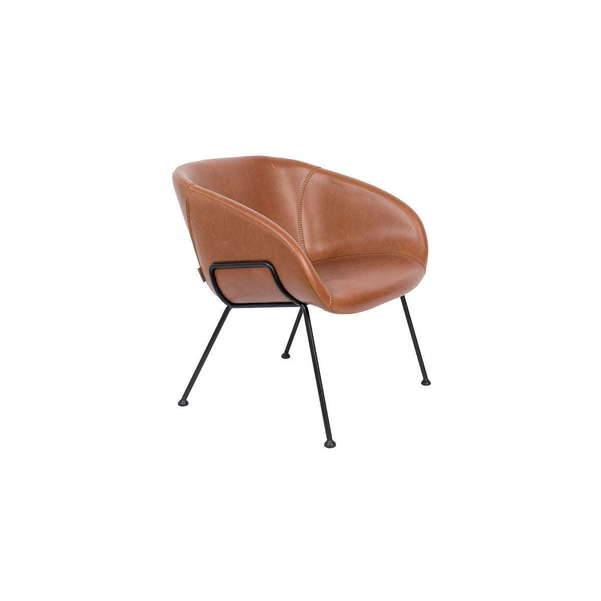 Zuiver fauteuil feston bruin 65,5 x 70,5 x 72 cm