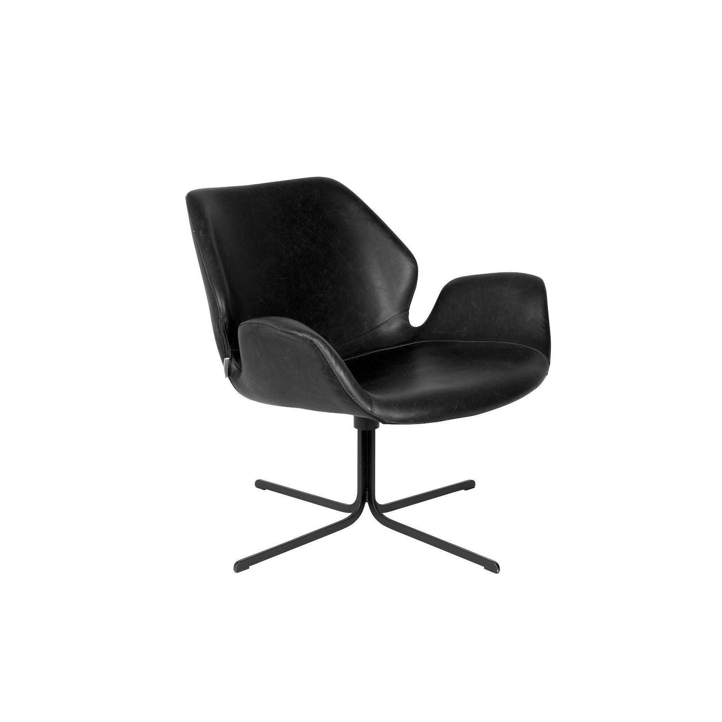 Zuiver fauteuil nikki all zwart 75 x 79 x 78 cm