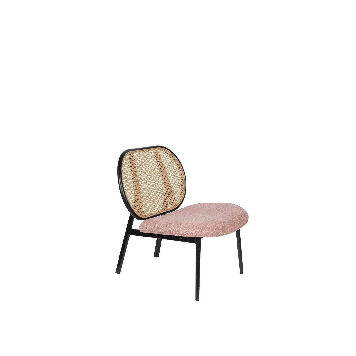 Zuiver fauteuil spike natural/roze 70 x 78,6 x 84,1 cm