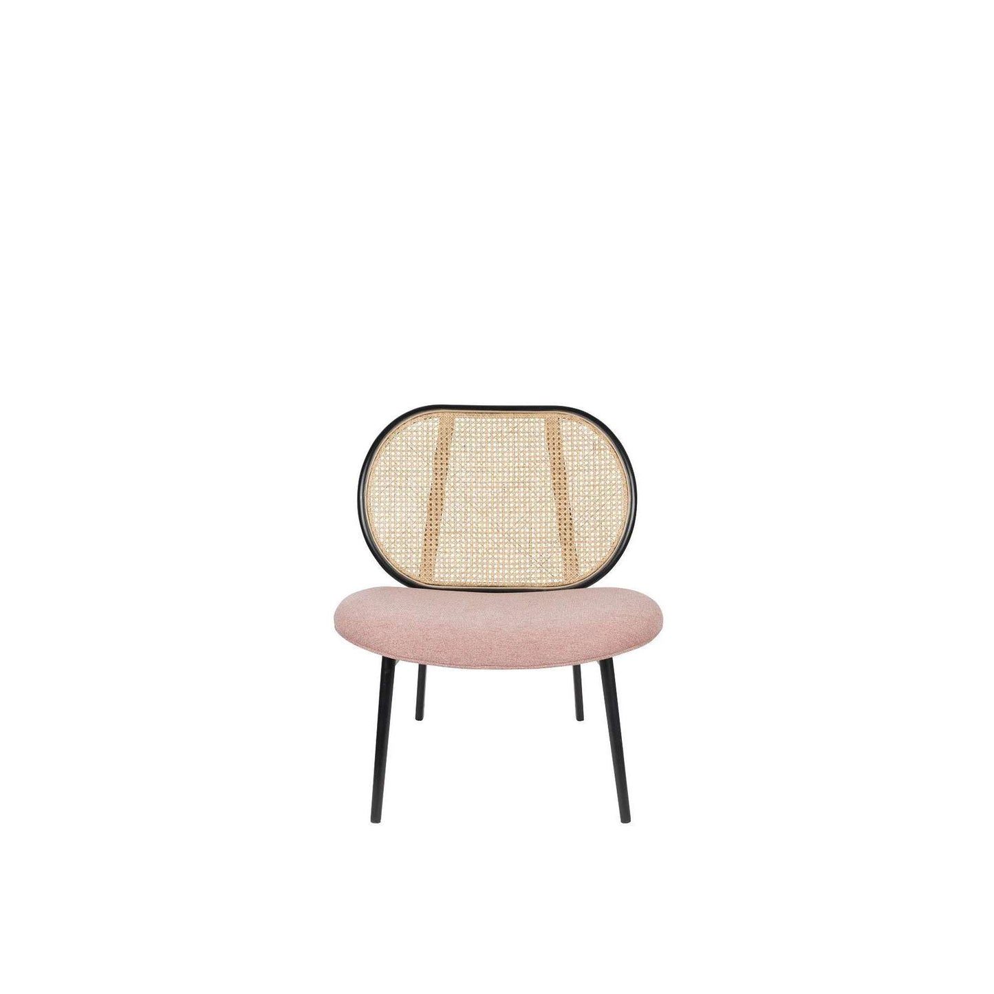Zuiver fauteuil spike natural/roze 70 x 78,6 x 84,1 cm