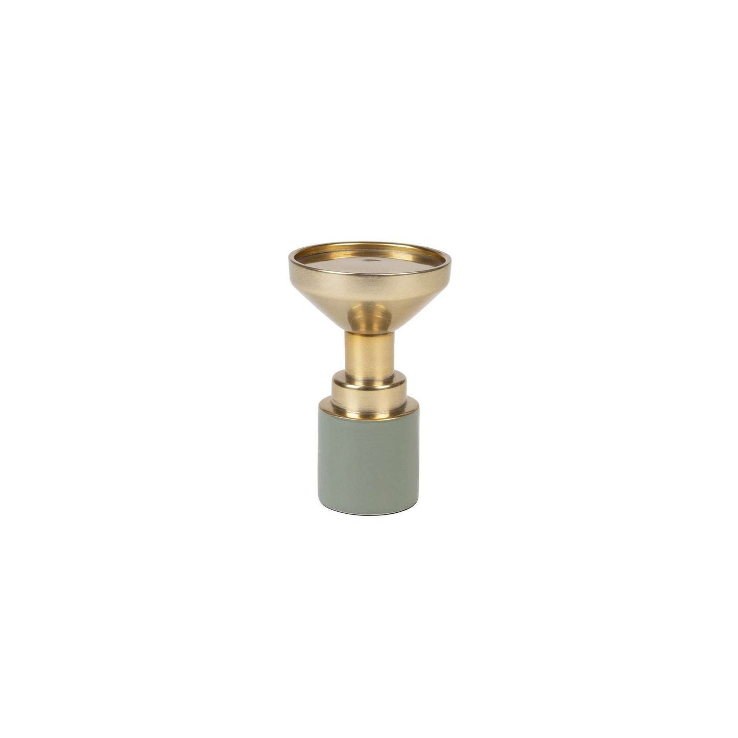 Zuiver kandelaar glam groen s 9 x 9 x 14 cm