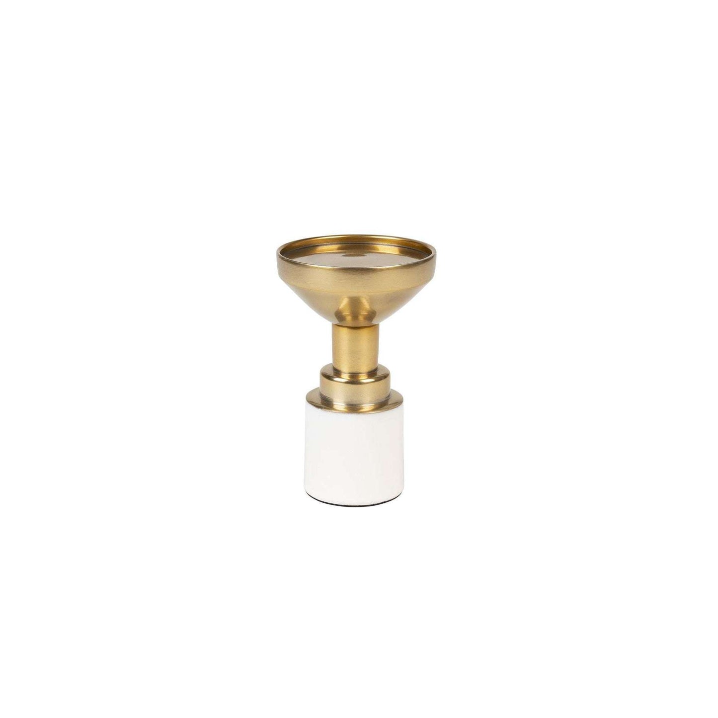 Zuiver kandelaar glam wit s 9 x 9 x 14 cm