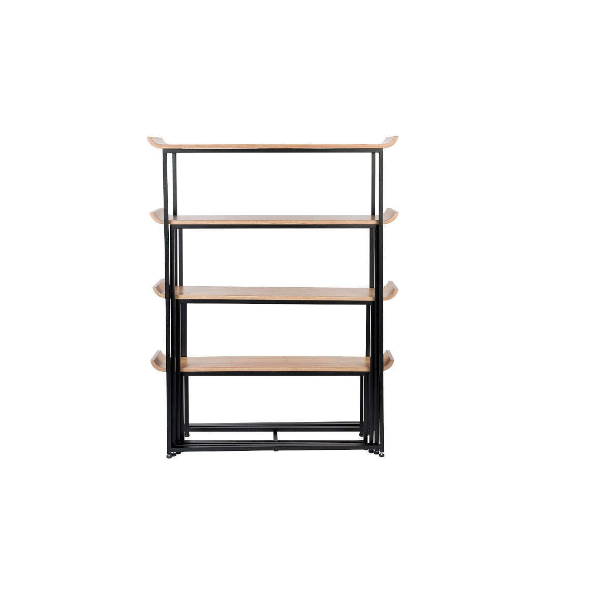 Zuiver kast flodka zwart 37,5 x 113,50-200,00 x 147,5 cm