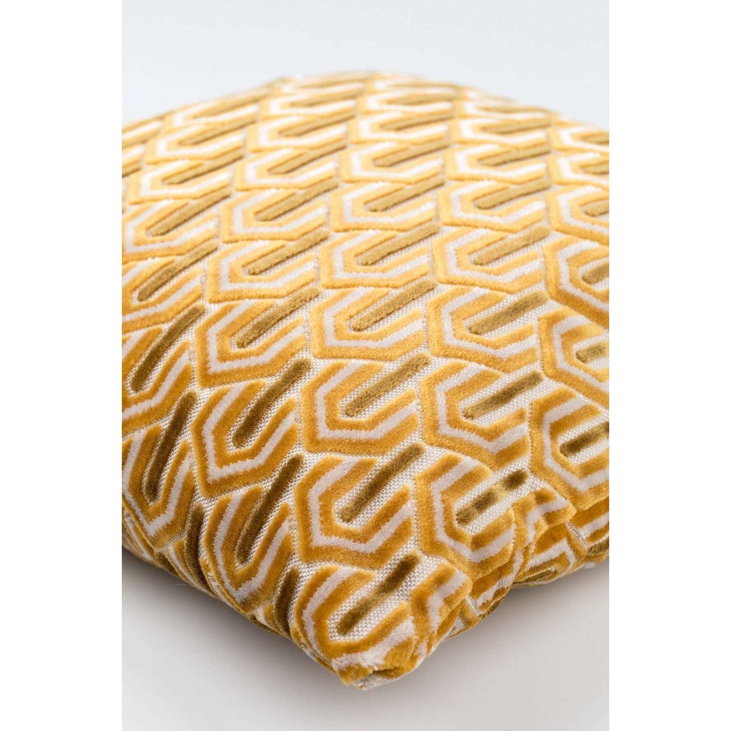Zuiver kussen beverly geel 45 x 45 x 12 cm