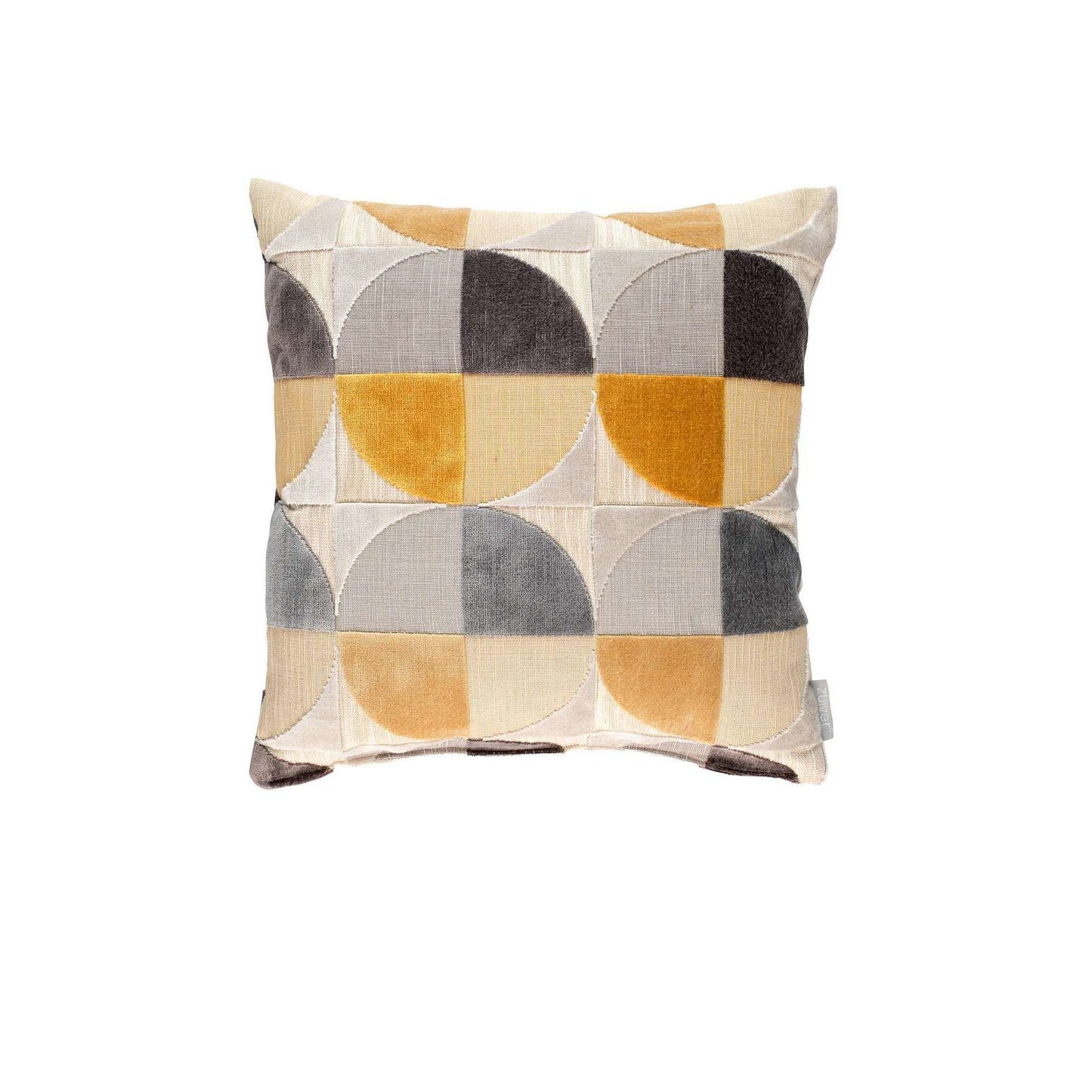 Zuiver kussen club oker 45 x 45 x 12 cm