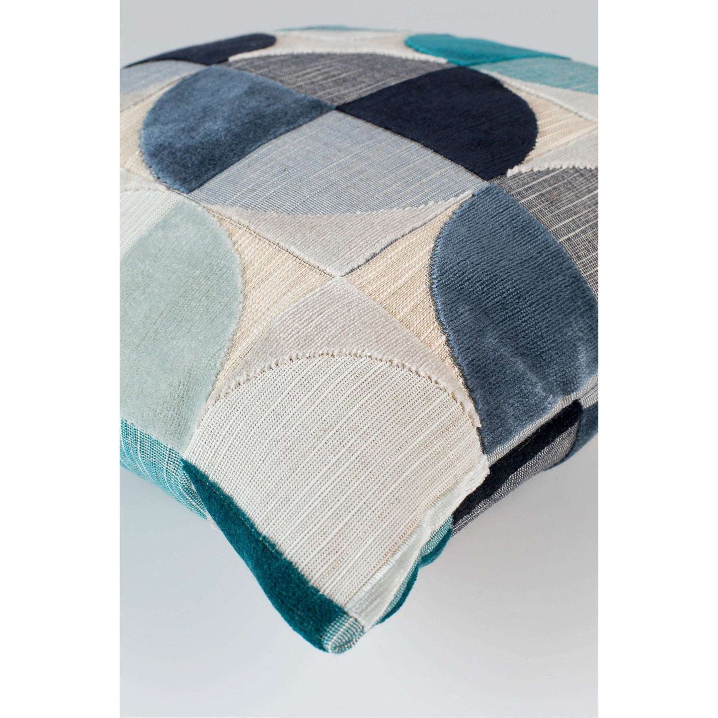 Zuiver kussen club petrol 45 x 45 x 12 cm